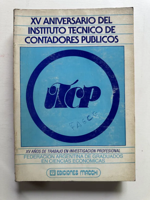 XV aniversario del Instituto Tecnico de Contadores - — (4H7