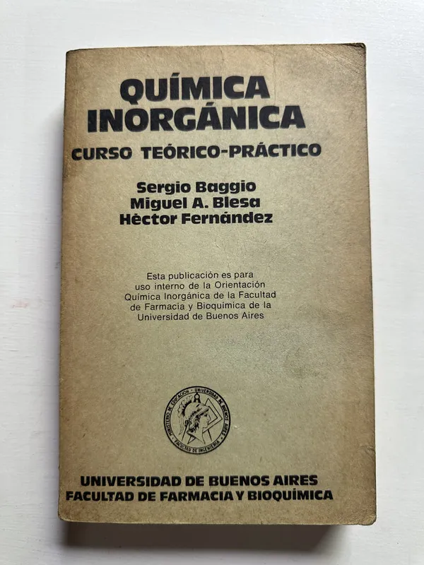 Quimica inorganica - Baggio (4H7)