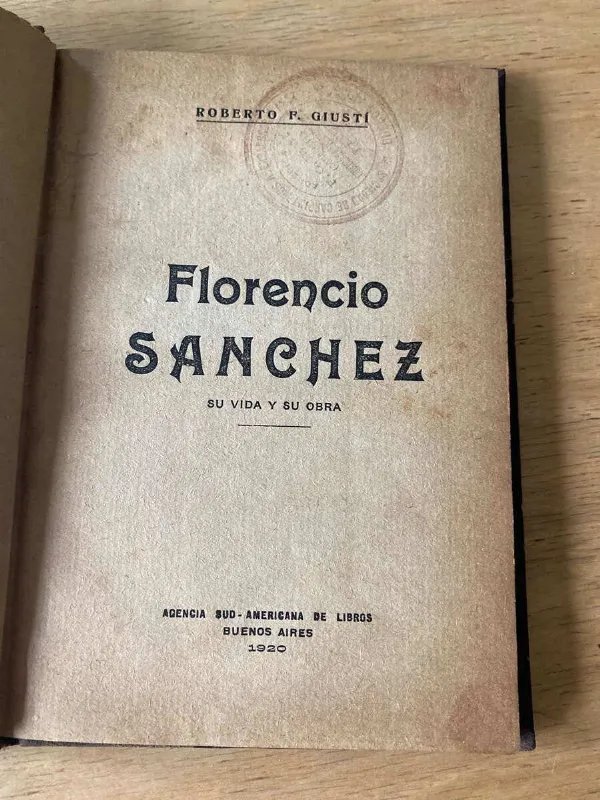 Florencio Sanchez - Giusti, Roberto (p4)
