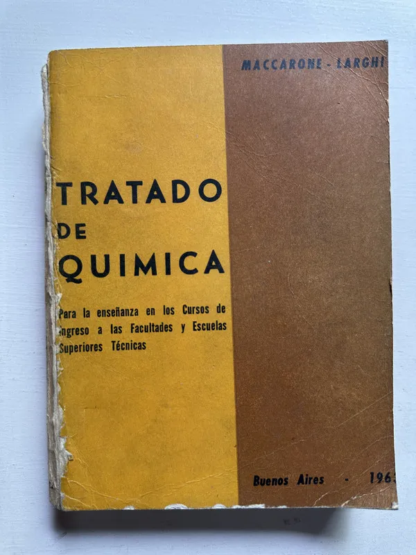 Tratado de quimica - Maccarone —; Larghi — (4i3)