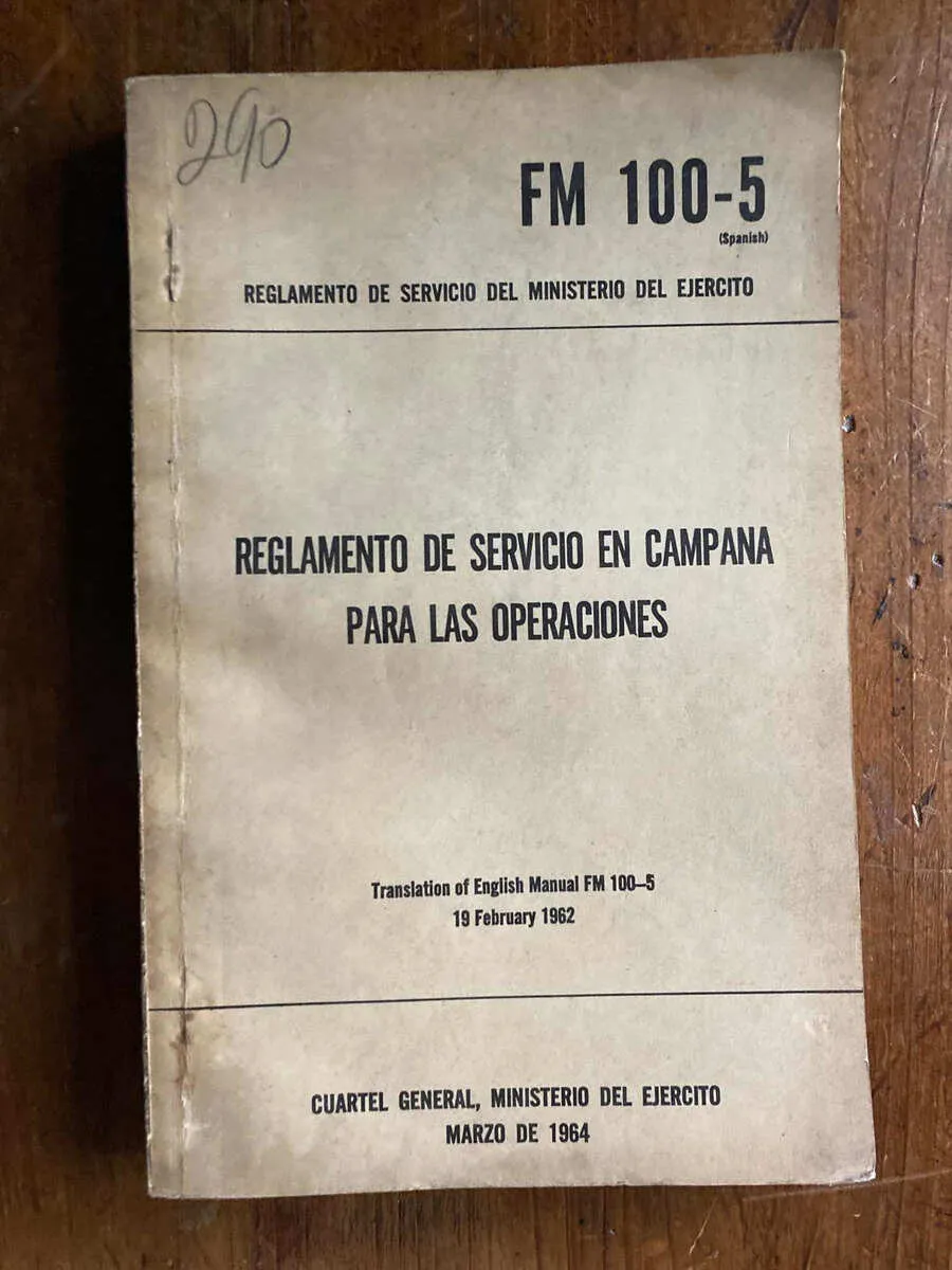 Reglamento De Servicio En Campana Para Las Operaciones (W3)