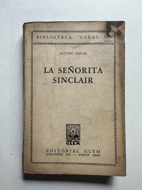 La señorita Sinclair - Applin Arturo (4i4)