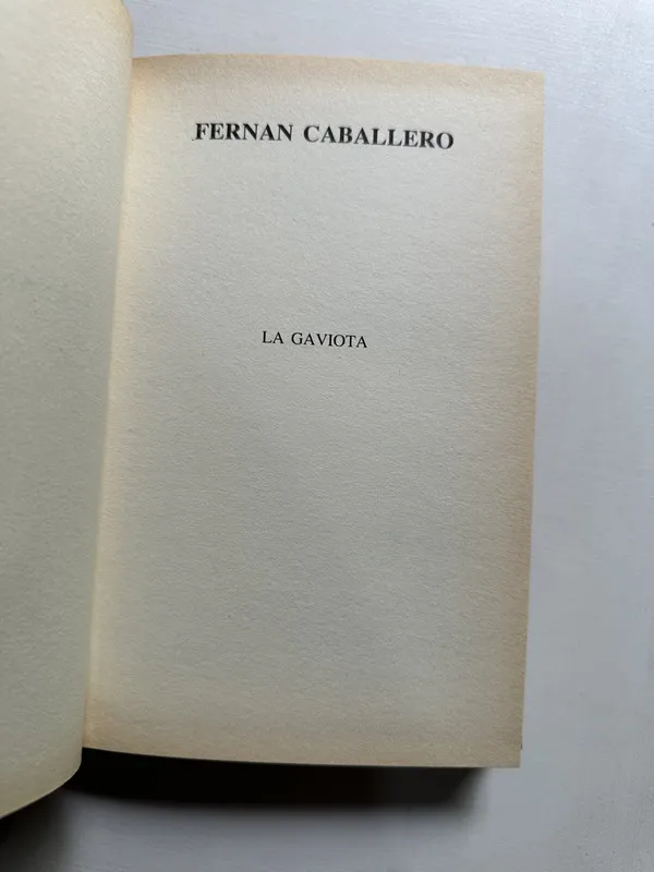 La gaviota - Caballero Fernan (4i5)