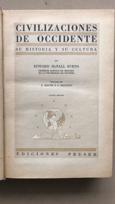Civilizaciones De Occidente Su Historia- Mcnall Burns (cc5)