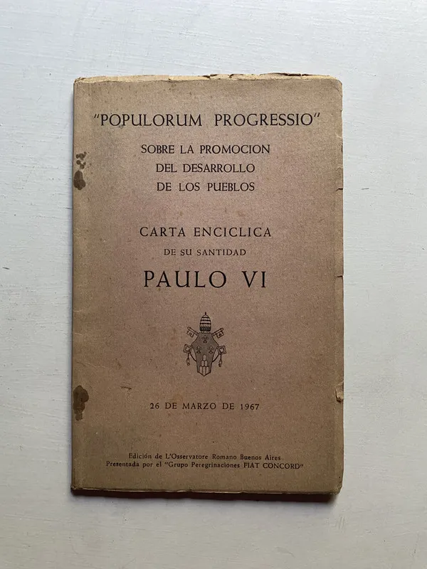 Tapa de Populorum progressio - (4d6)