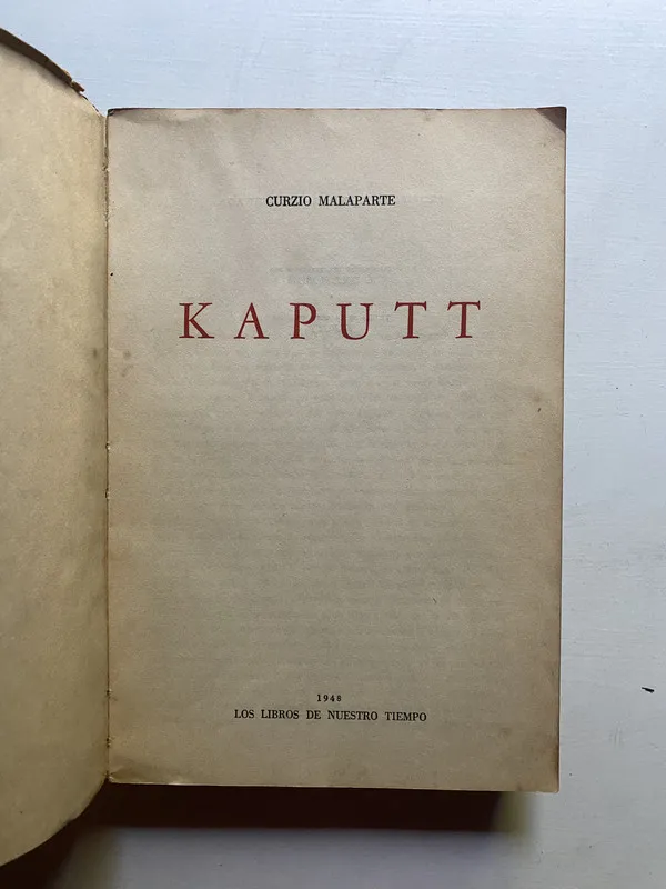 Kaputt - Malaparte, Curzio (4d6)