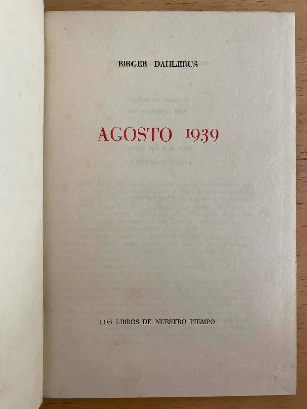 Agosto 1939. - Dahlerus, Birger (j1)