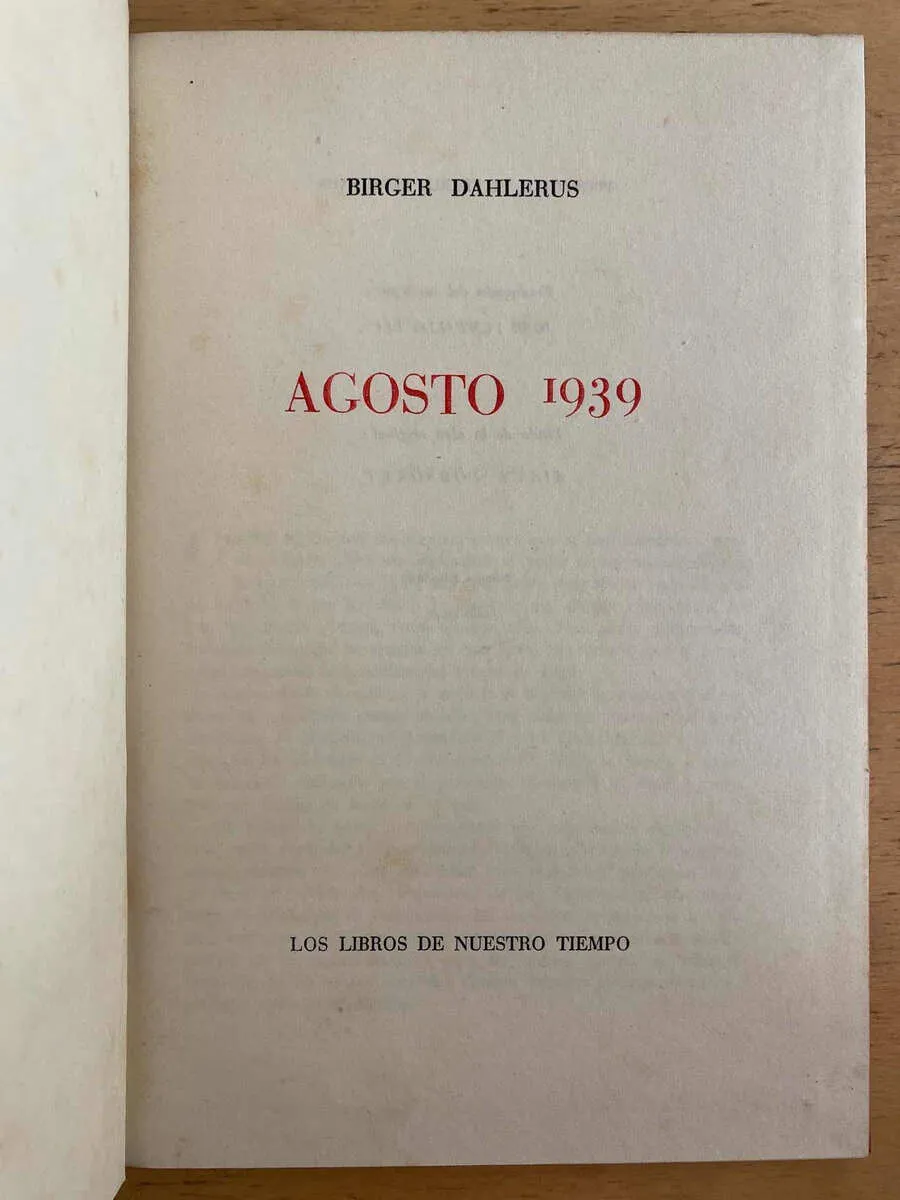 Agosto 1939. - Dahlerus, Birger (j1)