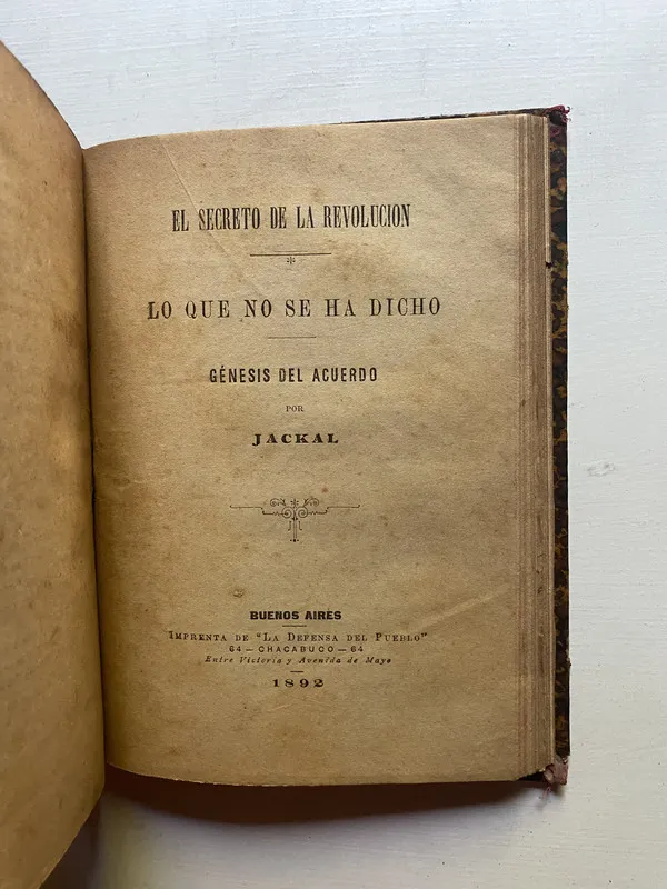 El secreto de la revolución; Lo que no se ha- Jackal (4d7)