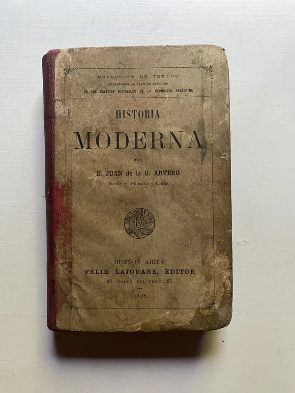 Historia moderna - De la G. Artero, D. Juan (4d7)