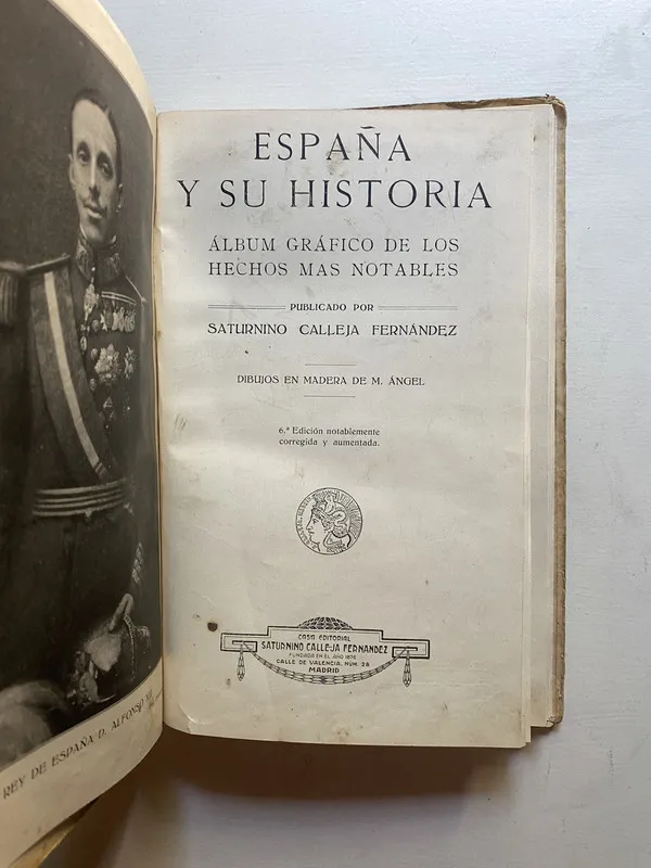 España y su historia. album grafico de los - Calleja (4d5)