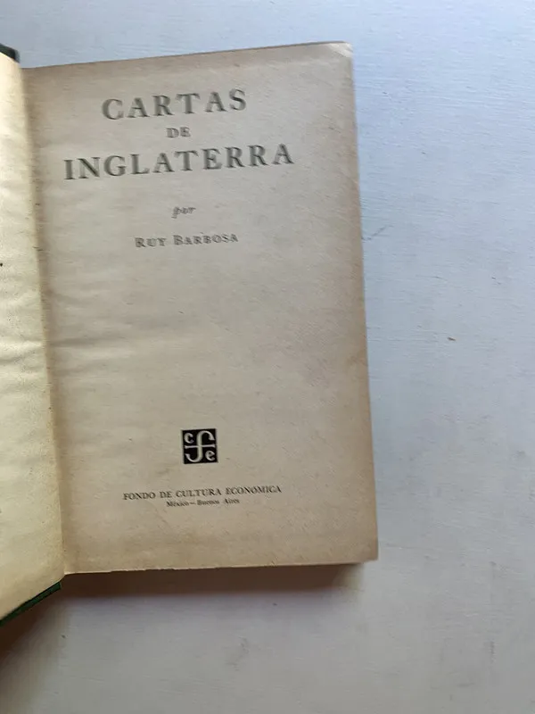 Tapa de Cartas de Inglaterra - Barbosa Ruy (4d4)