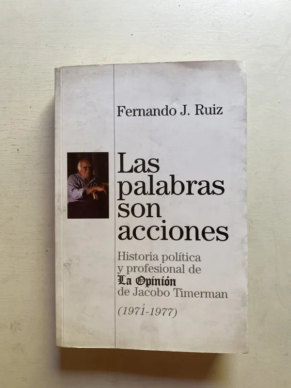 Tapa de Las palabras son acciones - Ruiz Fernando J. (4d4)