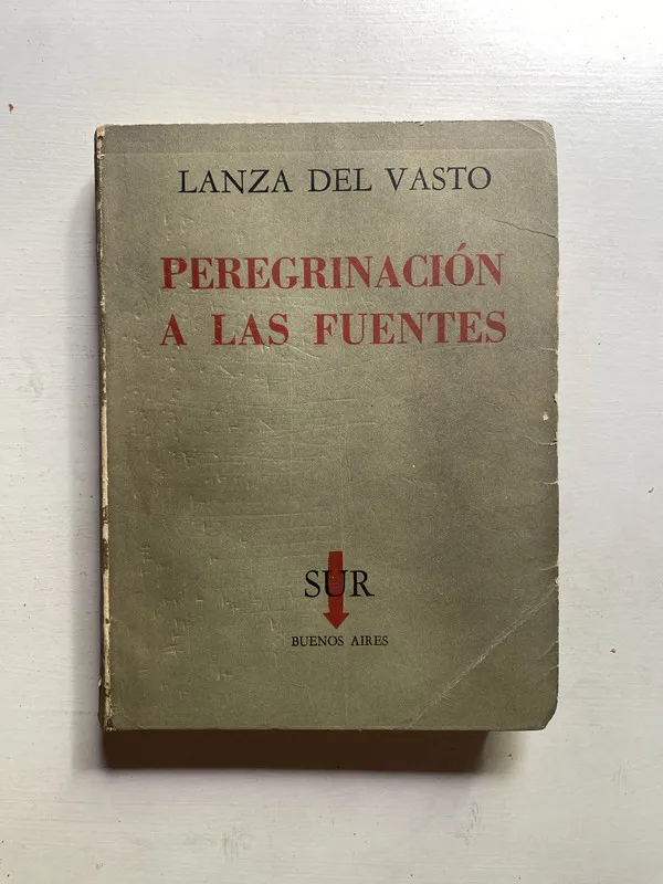 Tapa de Peregrinacion a las fuentes - Del Vasto Lanza (4d4)