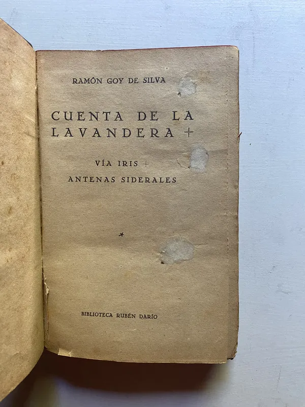 Cuenta de la lavandera - Goy de Silva Ramon (4d3)