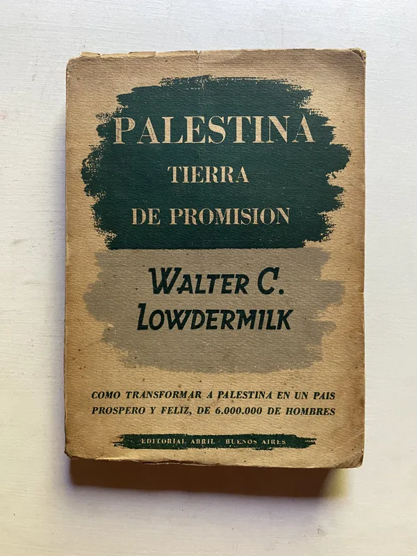 Palestina - Lowdermilk Walter C. (4d2)