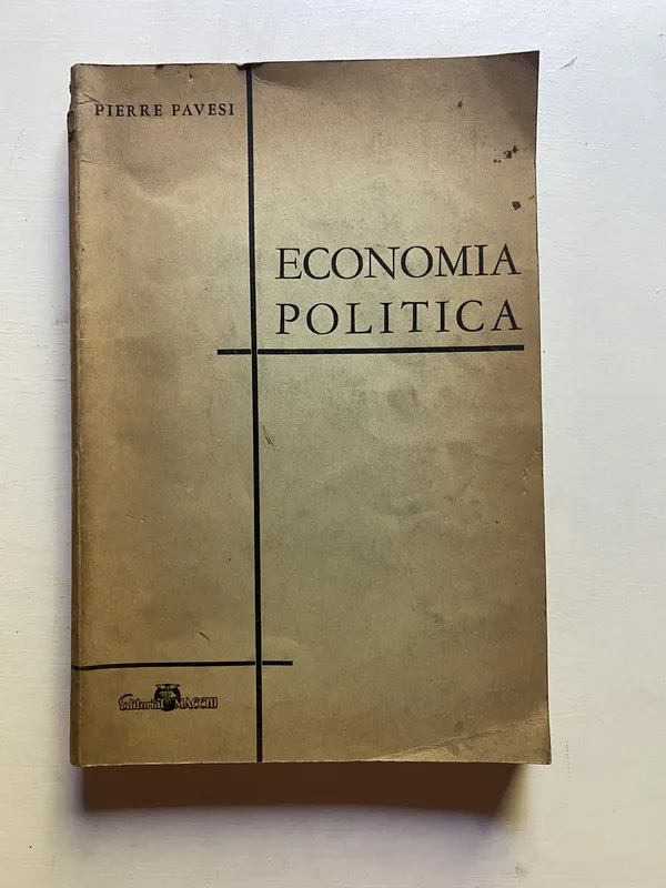 Tapa de Economia politica - Pavesi Pierre (4d2)