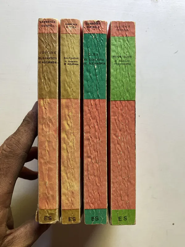 Tapa de El cuarteto de alejandria - Durrell Lawrence (4d2)