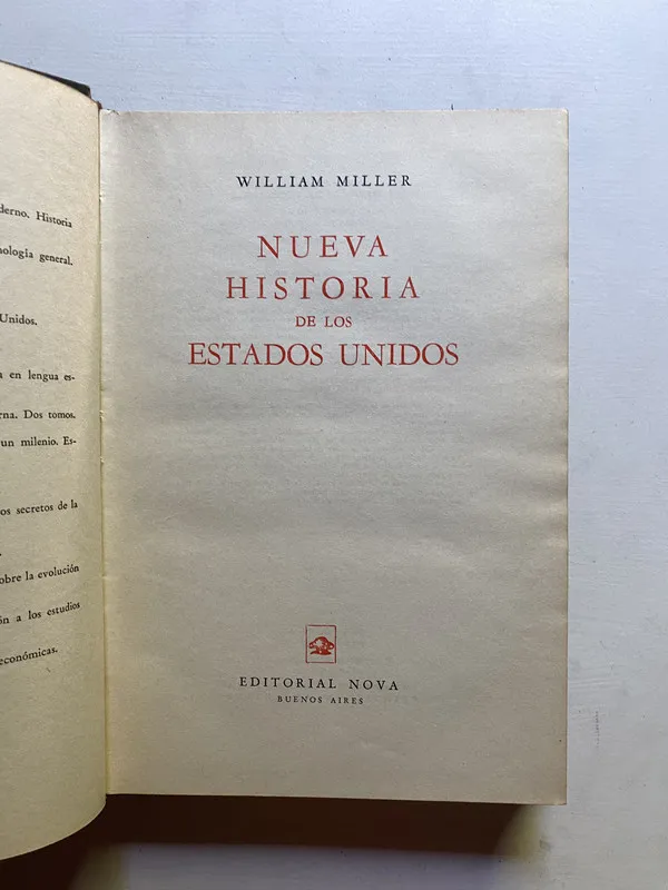 Nueva historia de los Estados Unidos - Miller William (4d2)