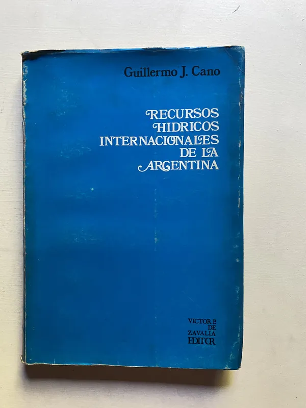 Recursos hidricos internacionales de la - Cano (4d2)