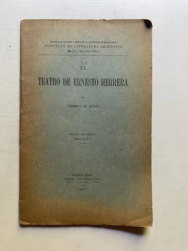 El teatro de Ernesto Herrera - Bonet Carmelo M. (4d2)