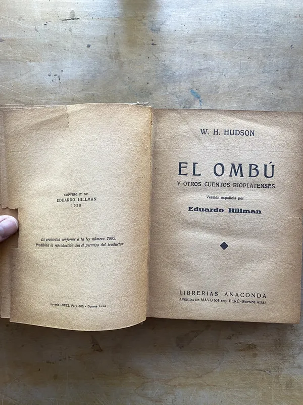 El ombu y otros cuentos rioplatenses - Hudson W. H. (pp1)