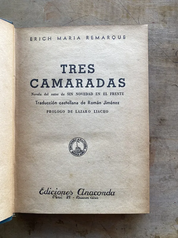 Tres camaradas - Remarque Erich Maria (nn4)