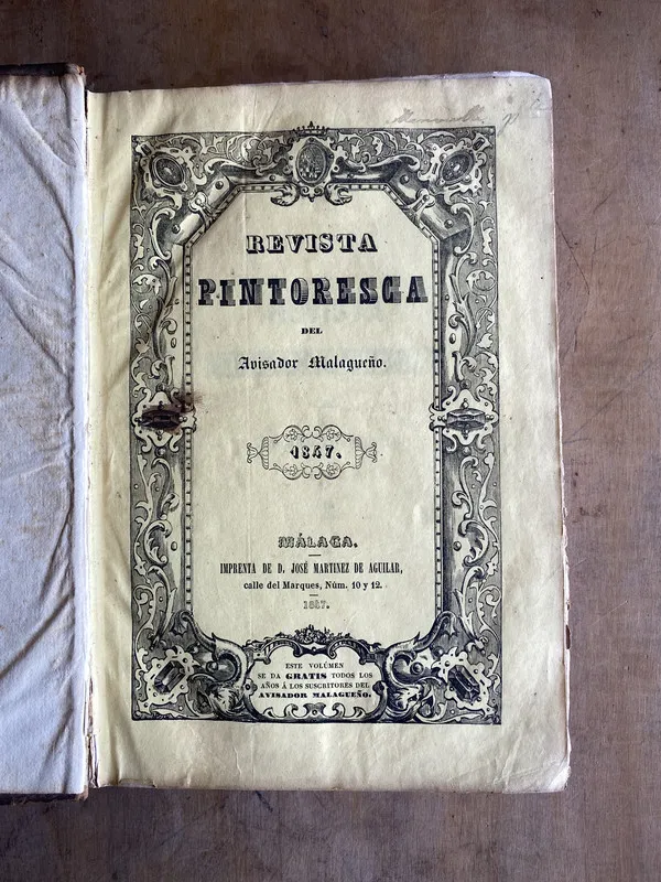 Revista pintoresca - Avisador Malagueño (mm4)