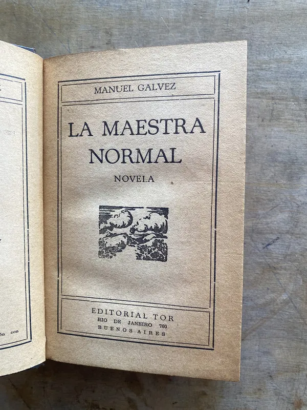 Tapa de La maestra normal - Galvez Manuel (pp2)