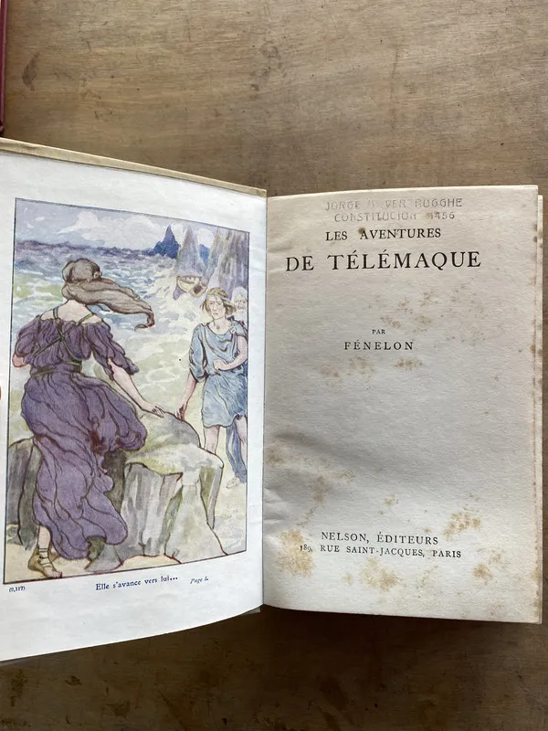 Tapa de Les aventures de telemaque - Fenelon (pp2)