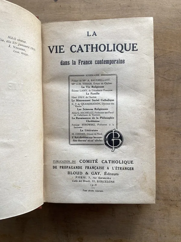 La vie catholique dans la France - J.M.Tissier (mm5)