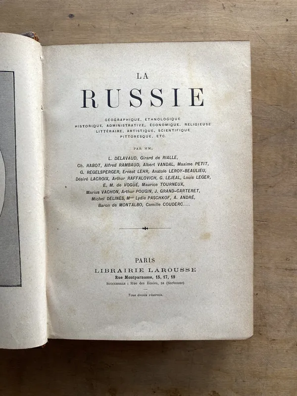 La russie - Delavaud (mm5)