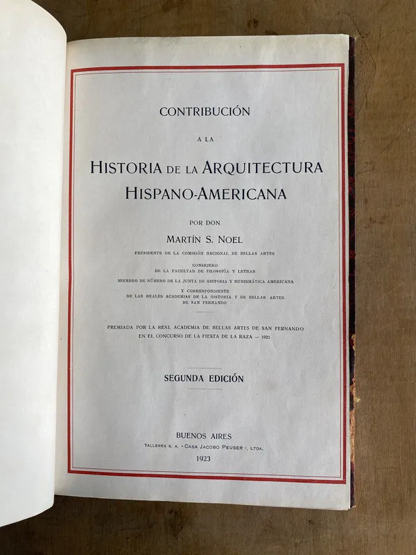 Contribucion a la historia de la arquitectura - Noel (mm5)