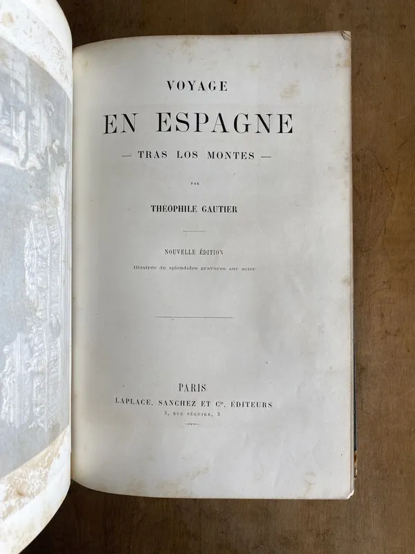 Voyage en espagne tras los montes - Gautier Theophile (mm5)