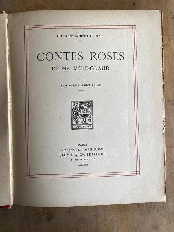 Tapa de Contes roses de ma mere-grand - Robert-Dumas Charles (nn5)