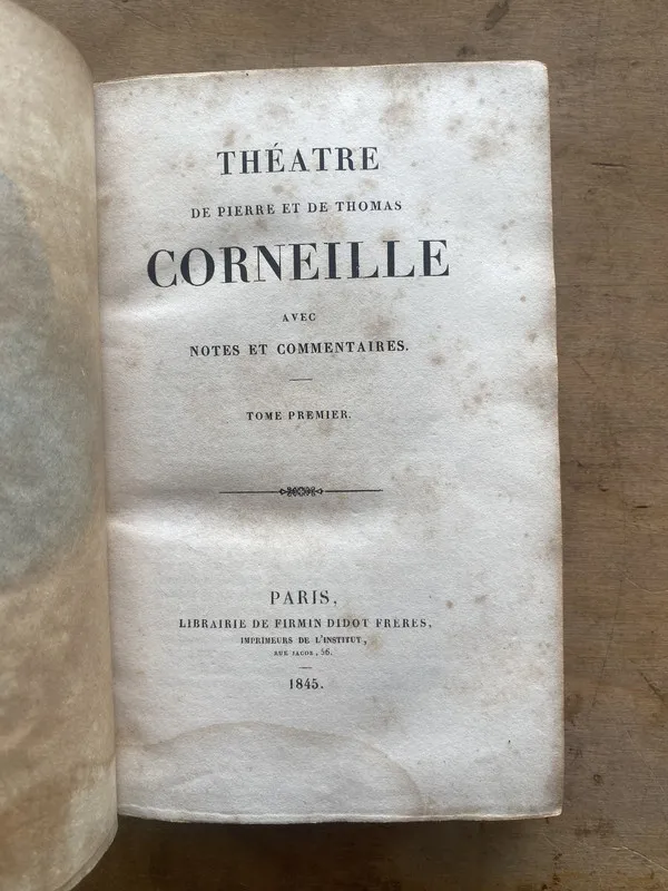 Theatre de Pierre et de Thomas Corneille - Corneille (mm6)