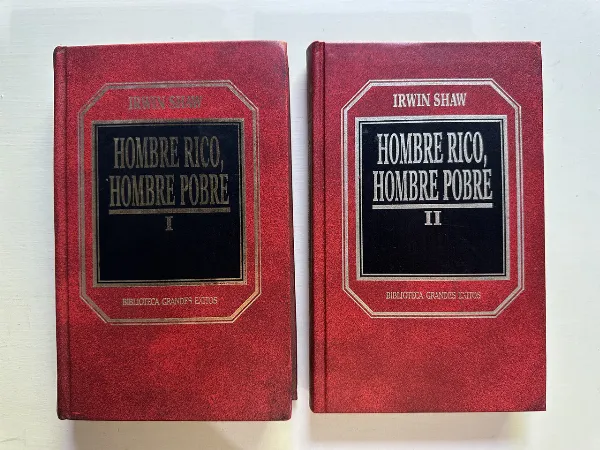 Hombre rico hombre pobre (2 tomos) - Shaw Irwin (4i6)