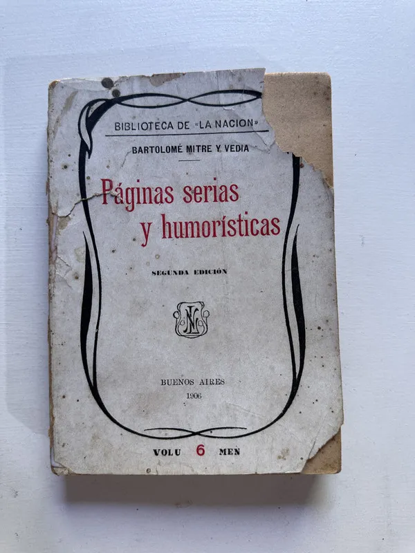 Paginas serias y humoristicas - Mitre y Vedia (4c1)