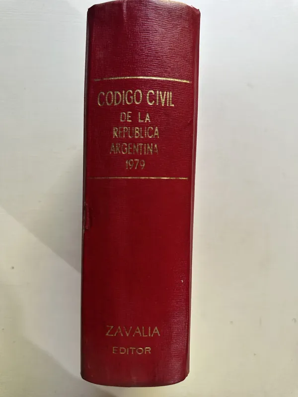 Codigo Civil de la Republica Argentina - (4c1)
