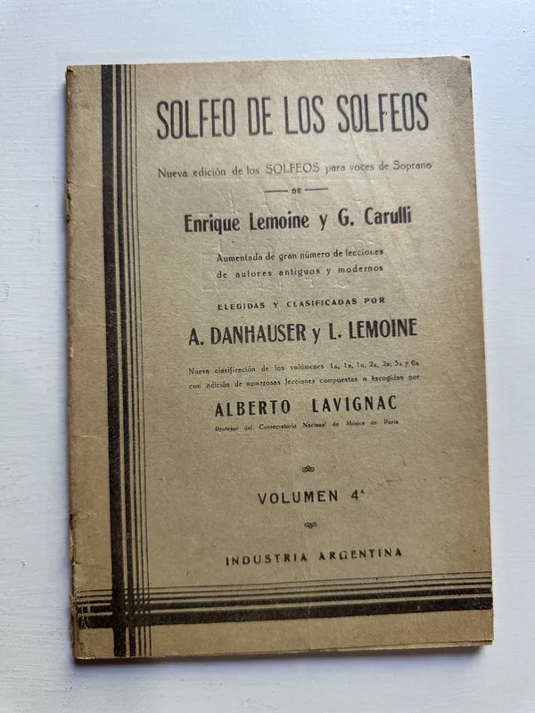 Solfeo de los solfeos Vol. 4° - Danhauser (4c6)