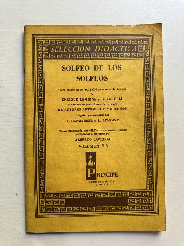 Solfeo de los solfeos Vol. 2° A - Danhauser (4c6)