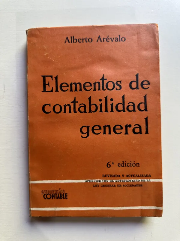 Elementos de contabilidad general - Arevalo Alberto (4c6)