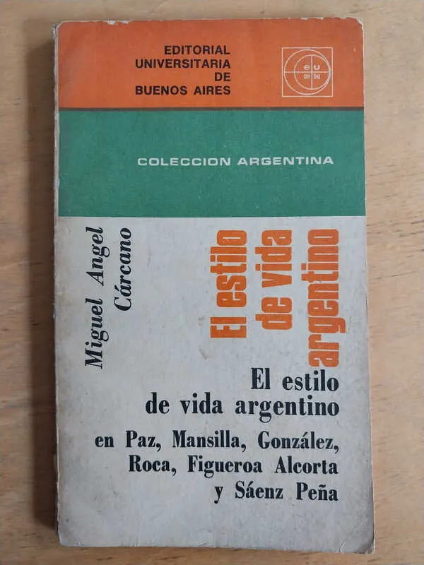 El Estilo De Vida Argentino - Carcano, Miguel Angel (i4)