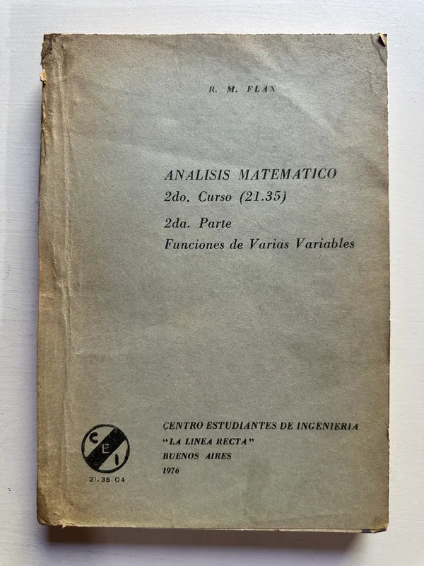 Analisis matematico - Flax R. M. (4c7)