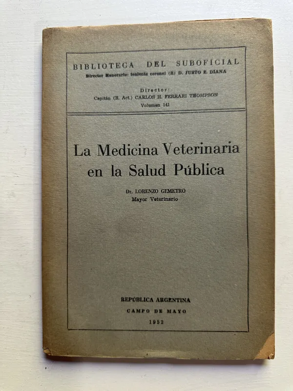 La medicina veterinaria en la salud publica - Gemetro (4c7)