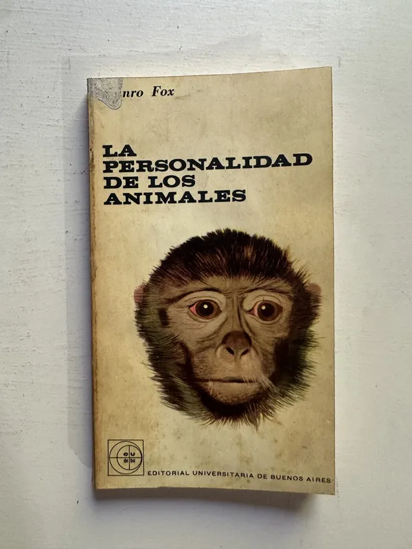 Tapa de La personalidad de los animales - Fox (prob. J.) (4j1)