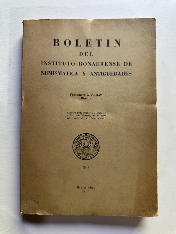 Boletin del Instituto Bonaerense de Numismatica y Antigüeda