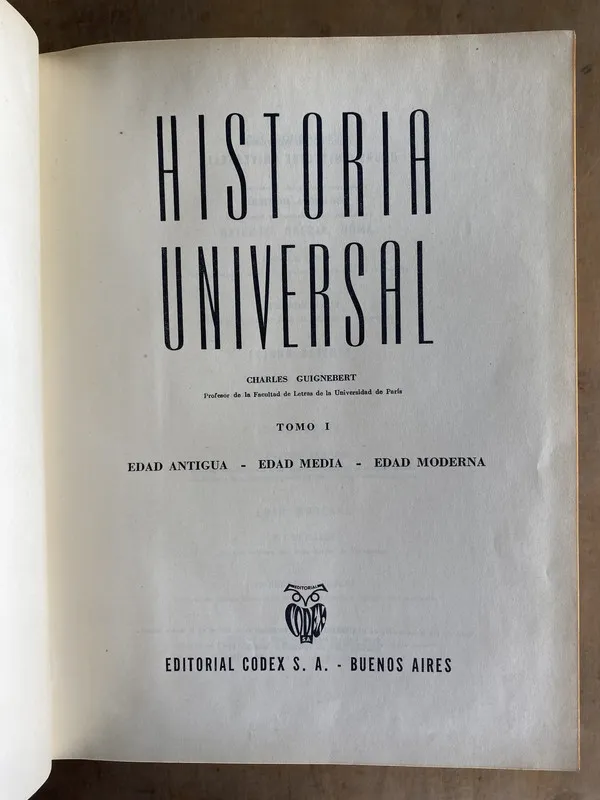 Historia universal - Guignebert Charles (w0)