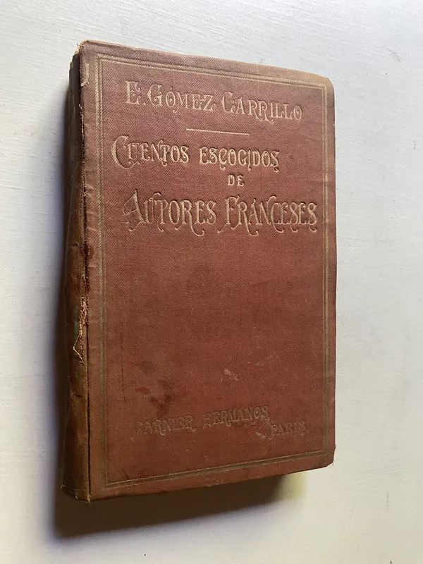 Cuentos escogidos de autores - Gomez Carrillo (4d1)