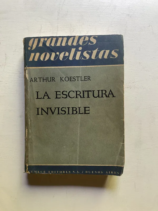 La escritura invisible - Koestler Arthur (4d1)